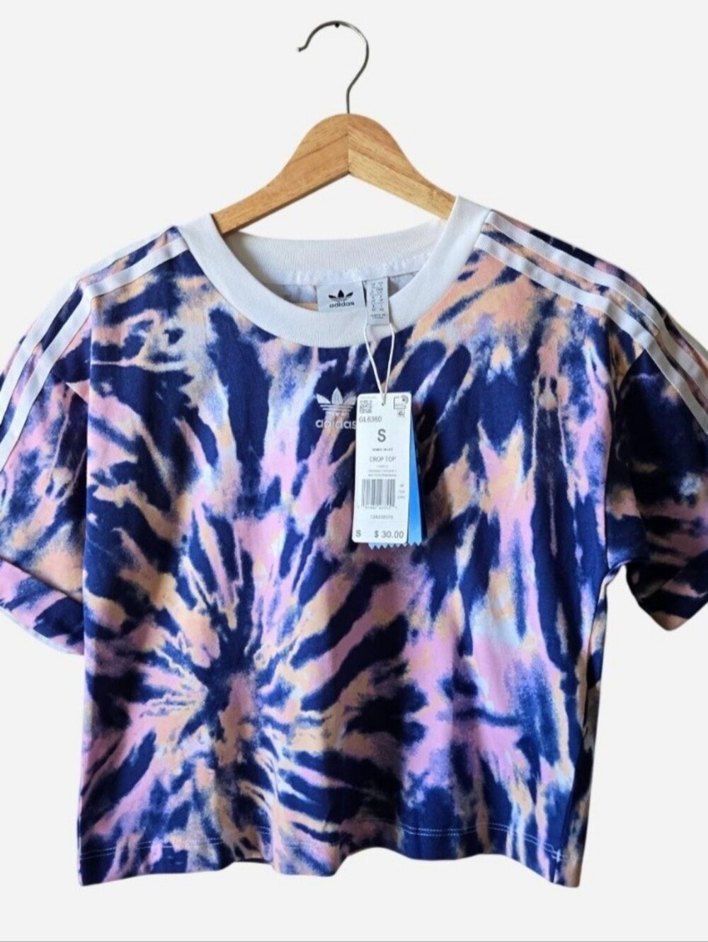 Adidas Originals Tie-Dye Crop Top | NWT | Women's S